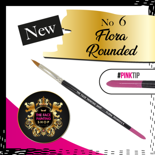 The Face Painting Shop Rounded Flora Brush Size 6 (*ROUNDED* FLORA 6)